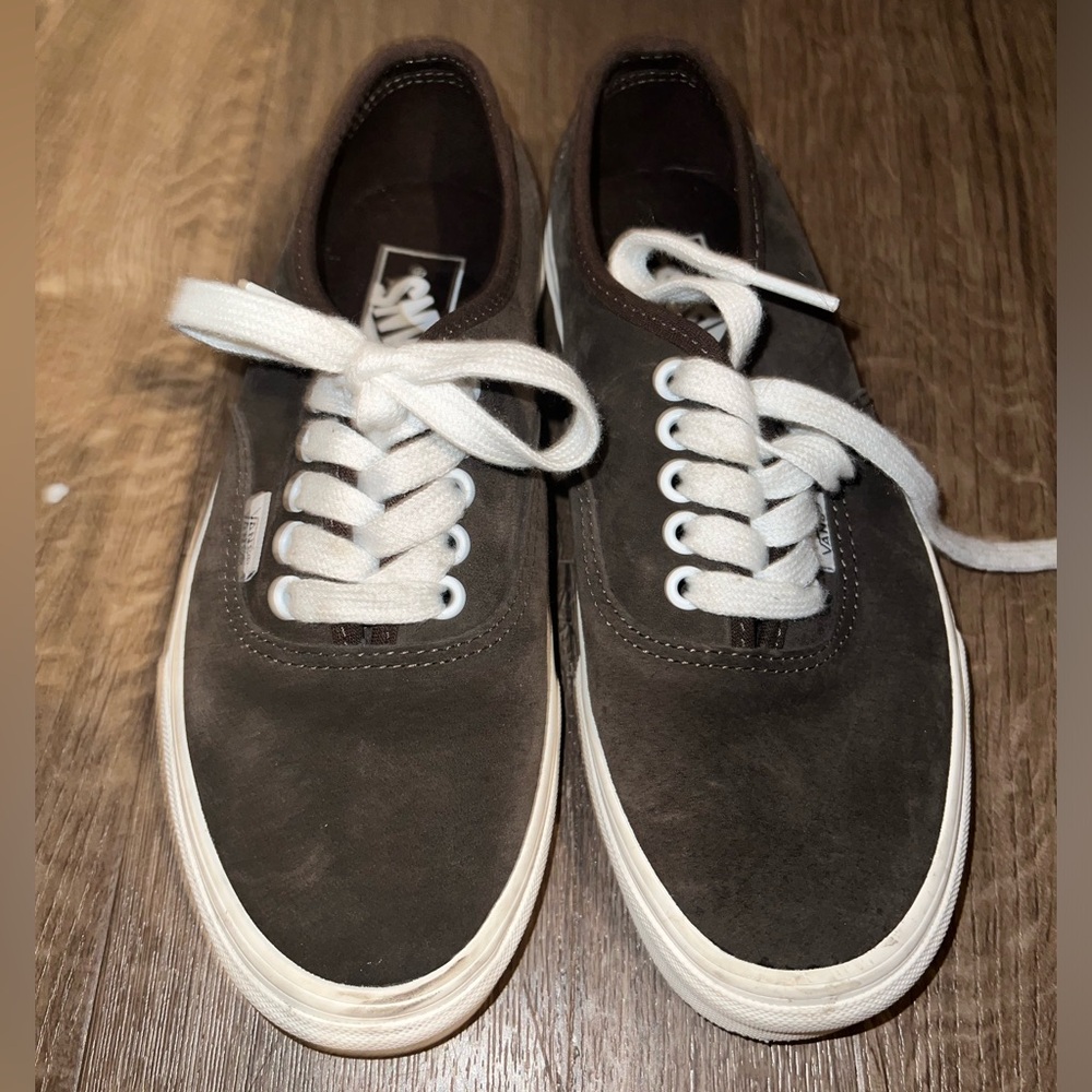 Suede Brown Vans Skating Shoes